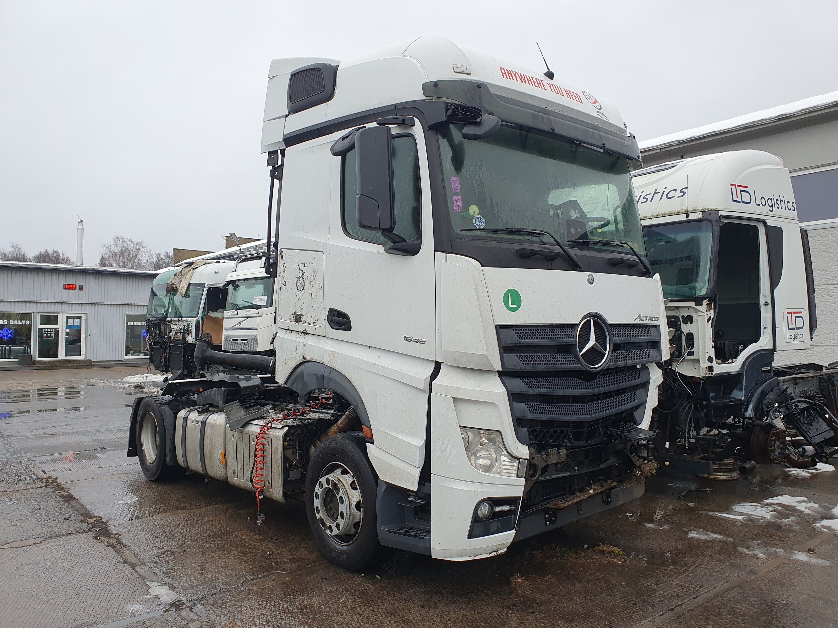 2016 Mercedes Benz Actros MP4 EURO 6 vilkikas ardomas dalimis, Mercedes  Benz, Actros