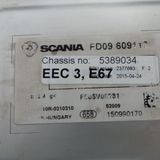 Scania R410 EURO 6 valdymo blokas F005V00981, 150990170