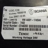 Scania DT12 EURO 4 užvedimo komplektas ECU 2323691, COO 1856018, spyna su raktu