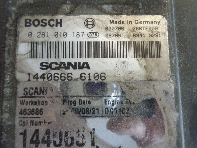 置炉 Scania R engine control unit EDC ECU