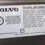 Volvo D13C EURO 5 engine with ad blue
