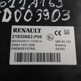 Renault control unit 21930662 - P05