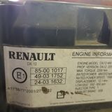 Renault Magnum dxi12 2005 eu3 variklis