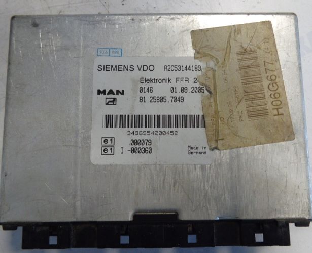 MAN Elektronik FFR control unit 81258057049